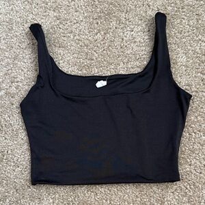 Black Women's Crop Top